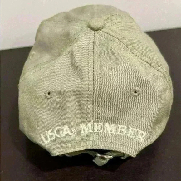 2013 U.S. Open Merion Golf Hat - USGA Member Edition - Tan, Adjustable, Vintage - Picture 4 of 6